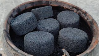 ASMR🔊crunchy gritty dusty charcoal foamy water crumbling+dry crumbling 🤤🌪