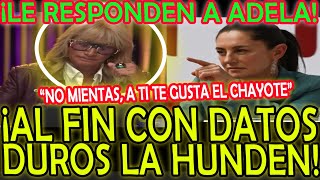 ¡ASÍ HUMILLA CLAUDIA A ADELA MICHA! AL FIN CON DATOS DUROS LA PARA EN SECO!