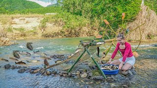 REWIND TIMELAPSE: How to Make Simple Fish Trap From  Bamboo, The SECRET to Catching Fish with Bamboo