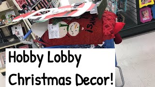 HOBBY LOBBY CHRISTMAS DECOR HAUL | VLOGMAS DAY 2