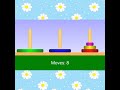 Tower of hanoi five rings solution | Aishu's creativity |