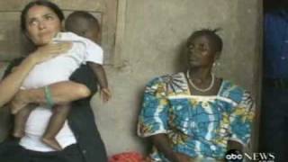 SALMA HAYEK Breast Feeds A Hungry African Child | Actress Act Of Love !