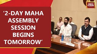 Maharashtra CM Eknath Shinde Chairs First Cabinet Meeting, Calls For First Assembly Session Tomorrow