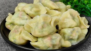 夏天多吃這素餡餃子，不放雞蛋不放肉，清新爽口，比肉餡餃子還香.How to make cucumber dumplings recipe ， Chinese Food