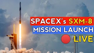 SpaceX Falcon-9 Launch || SXM-8 Mission Launch Live || Hindi Sapce Live