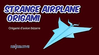 MEMBUAT ORIGAMI PESAWAT ANEH / STRANGE AIRPLANE ORIGAMI