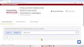 How to Use the Journals A-Z Search (Updated!)