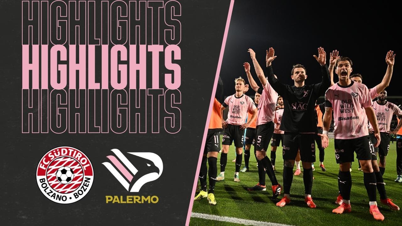 Sudtirol Bolzano Vs Palermo 0 1 Full Highlights Serie B 23 24