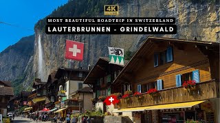 4k Drive Through The Swiss Alps From Lauterbrunnen To Grindelwald