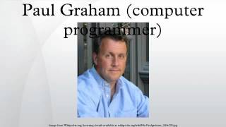 Paul Graham (computer programmer)