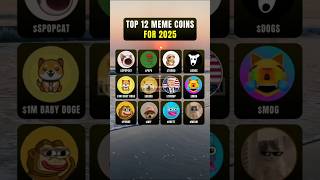 Top 12 Meme Coins For 2025...#crypto #cryptotrading #memecoin #indiabtc #surendrathakur