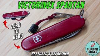 Victorinox Spartan Swiss Army Knife Restoration \u0026 Clean Up - How To