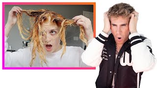Hairdresser Reacts To Insane Bleach Fails (I was shocked)