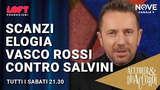 Scanzi elogia Vasco Rossi contro Salvini