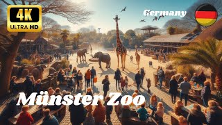 Münster Zoo, North Rhine-Westphalia, 🇩🇪 Germany, Walking Tour 2022