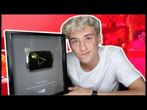 тше100 000 Subscriber Silver Youtube Playbutton Unboxing Youtube