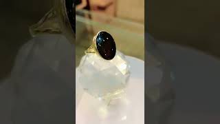 black stone ring 21k gold hasnain jeweler 2.500 gram weight #gold #braslets #goldaccessories #ring