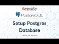 Setup Postgres Database - Introduction