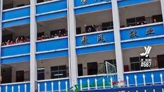 AMAZING Chinese Schoolhouse Greeting | Cycling Rural China