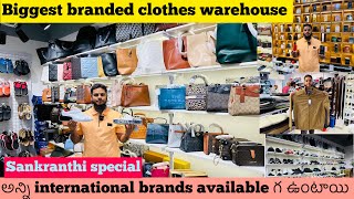 Biggest  బ్రాండెడ్ బట్టల స్టోర్ premium quality లో ఉంటాయి Hyderabad A brands menswear