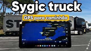 GPS que utilizo nas minhas viagens,Sygic truck