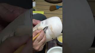 HOW TO MAKE A JAPANESE TRADITIONAL MASK👺 #shorts #short
