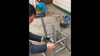 Welding stainless steel chair process- Good tools and machinery make work easy