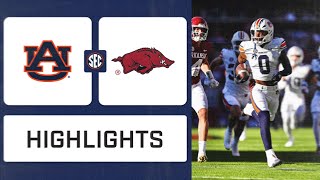 SEC Football: Auburn vs. Arkansas Highlights