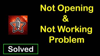 How to Fix Starmaker Lite App Not Working | Starmaker Lite Not Opening Problem in Android Phone