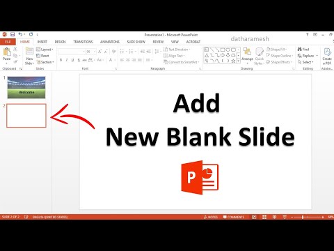 How to Add New Blank Slide In PowerPoint