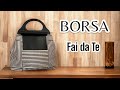 Come creare una BORSA in tessuto | Tutorial BORSA con manici in legno | DIY BAG | BORSA fai da te