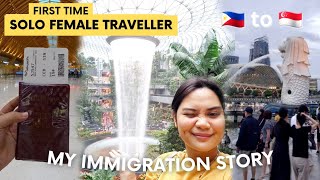 HOW TO PASS PHILIPPINE IMMIGRATION AS A FIRST TIME SOLO FEMALE TRAVELLER | PH to SG