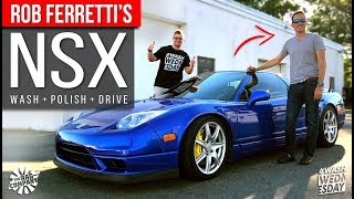 Rob Ferretti's Acura NSX (SuperSpeedersRob) Detail + Drive | WASHWEDNESDAY