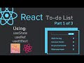 How To Make a To Do List Using React - useState/Hooks [Part 1/3]