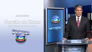 Plantão da Globo | Boletim GN: Prédio desaba no Rio de Janeiro (25/01/2012)