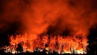 Wildfires Sweep Southern France, Portugal