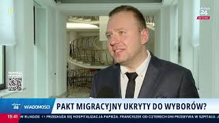 Wiadomości 18.02. Niemcy nie zostawiają wątpliwości - migranci jadą do Polski!