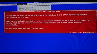 COMO DESACTIVAR O QUITAR EL SECURE BOOT ( ARRANQUE SEGURO)