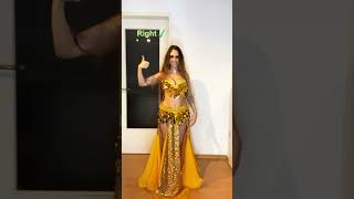 How to do Hip Accents - Right vs. Wrong - Belly Dance Tutorial| #shorts #trending #bellydance