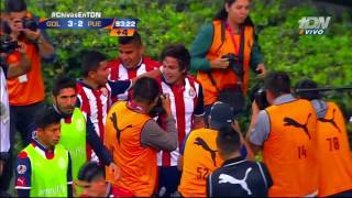 El Increíble Gol de Carlos Fierro (Le roba el balón al Portero)  Chivas vs Puebla