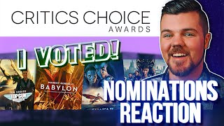Critics Choice Awards 2023 Nominations REACTION