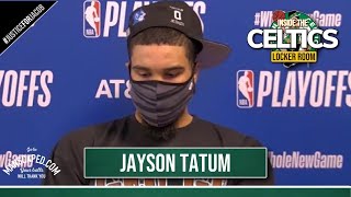 Jayson Tatum Postgame Interview | Celtics vs Raptors| ECF Semifinals Game 1