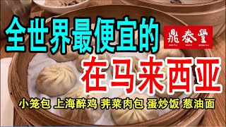 【上海妹子推荐大马的上海味道】全世界最便宜的鼎泰丰居然在马来西亚！荠菜肉包，上海醉鸡，小笼包，蛋炒饭，葱油面，连小宝宝都停不下来一口接一口