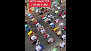 #shorts First juma prayer after covid in UAE/ #muslimperformedfirstjumaafterlockdown