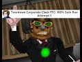 Tootown Corporate Clash TTC 100% Solo Speedrun - 1st Full Attempt