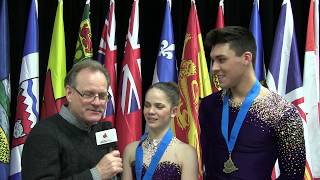 #Challenge20 #Défi20 Patricia AndrewZachary Daleman (Junior PairPatinage en couple)