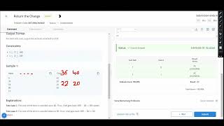 Return the change | RETURN | Codechef | STARTERS 87 | Full solution