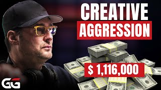 Phil Hellmuth with a CREATIVE BLUFF