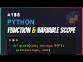 Python 108 : Function & Variable Scope