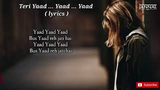 Teri Yaad Yaad Yaad | full song with lyrics | Bewafaa